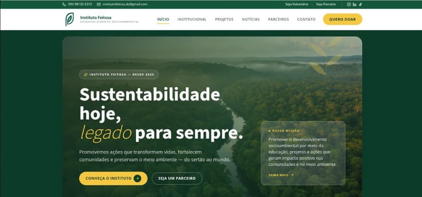 Instituto Feitosa — Sustainability